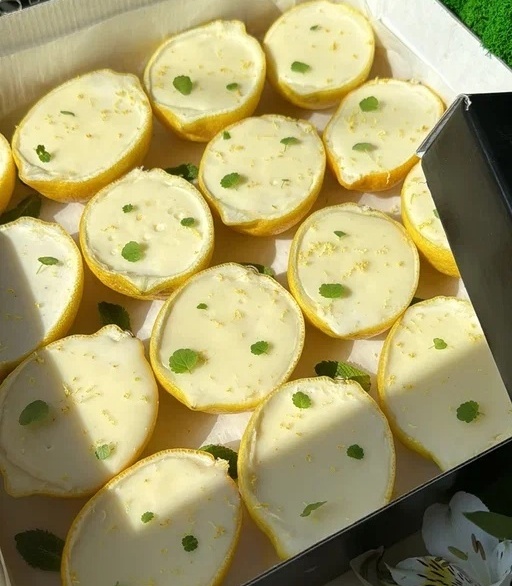 Сет лимонного сливочного пудинга