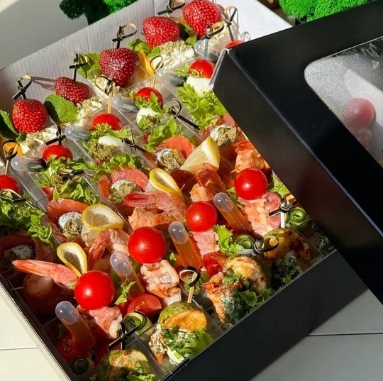 Сет закусок в рюмочках