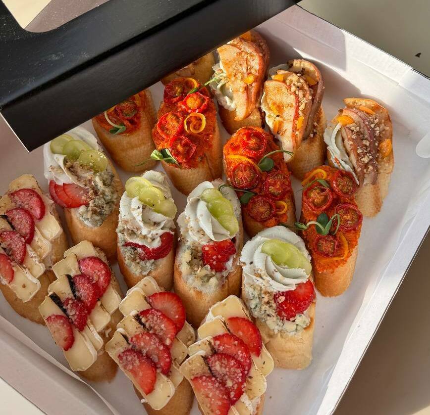 Брускетты 4 вкуса