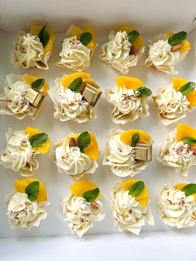 Сладкие корзиночки с маскарпоне 16 шт.