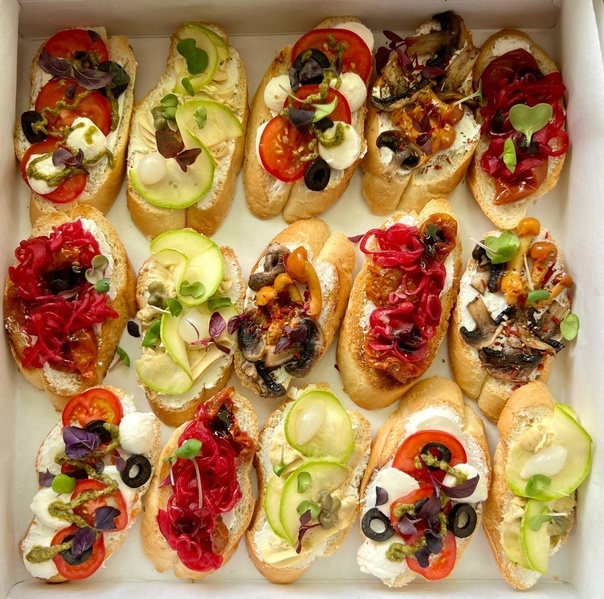 Овощные брускетты